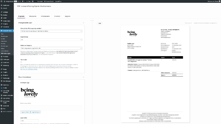 rechnung-beinglovely