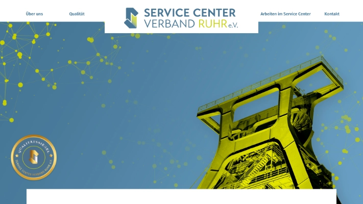 Homepage und Logo-Design des Service Center Verband Ruhr e.V.